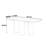 White Ash Dining Table – Sturdy, Sleek-760764762