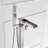 Floor Waterfall Faucet with Diverter