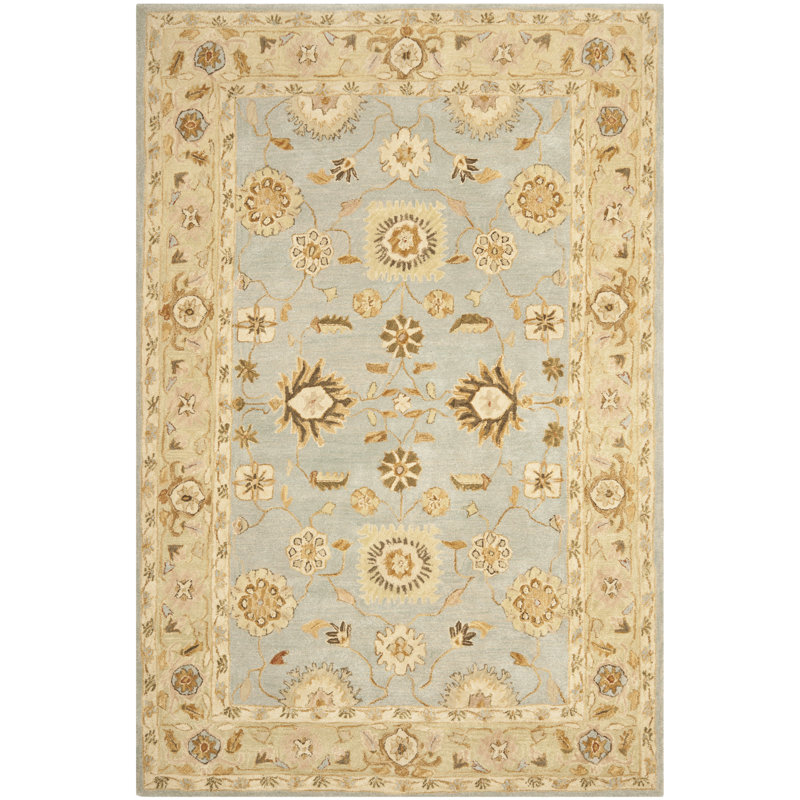 Tingley Hand Tufted Wool Oriental Rug, Rectangle 5' x 8'