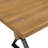 Shaun 63" Dining Table with X-Shaped Metal Legs-1980230897