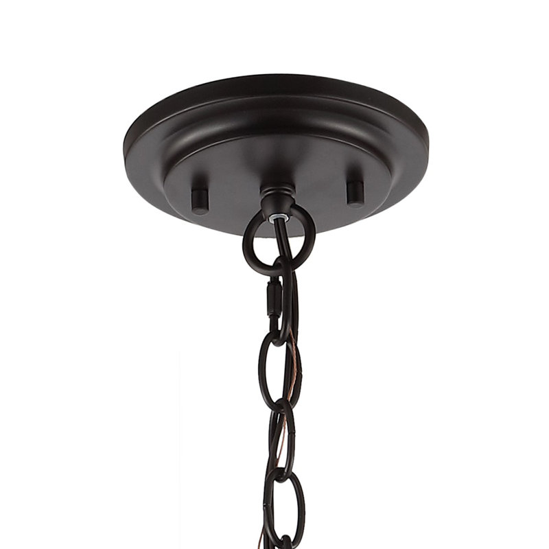 Harper 1-Light Industrial Farmhouse Adjustable Tapered Cone Empire Metal LED Pendant, 92" H x 18" W x 18" D