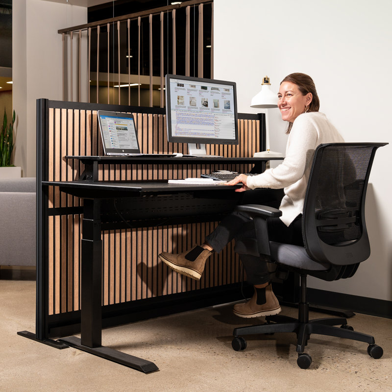 Harmony Grove Modular Wall Room Divider System, 70" H x 48" L