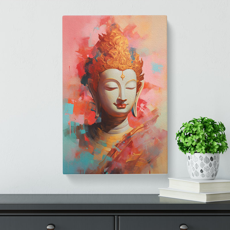 Buddha Expressionism No.4 - Print, 50cm H x 35cm W x 3cm D