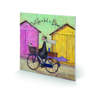 Out For A Bit O Brunch by Sam Toft - No Frame Painting on Wood