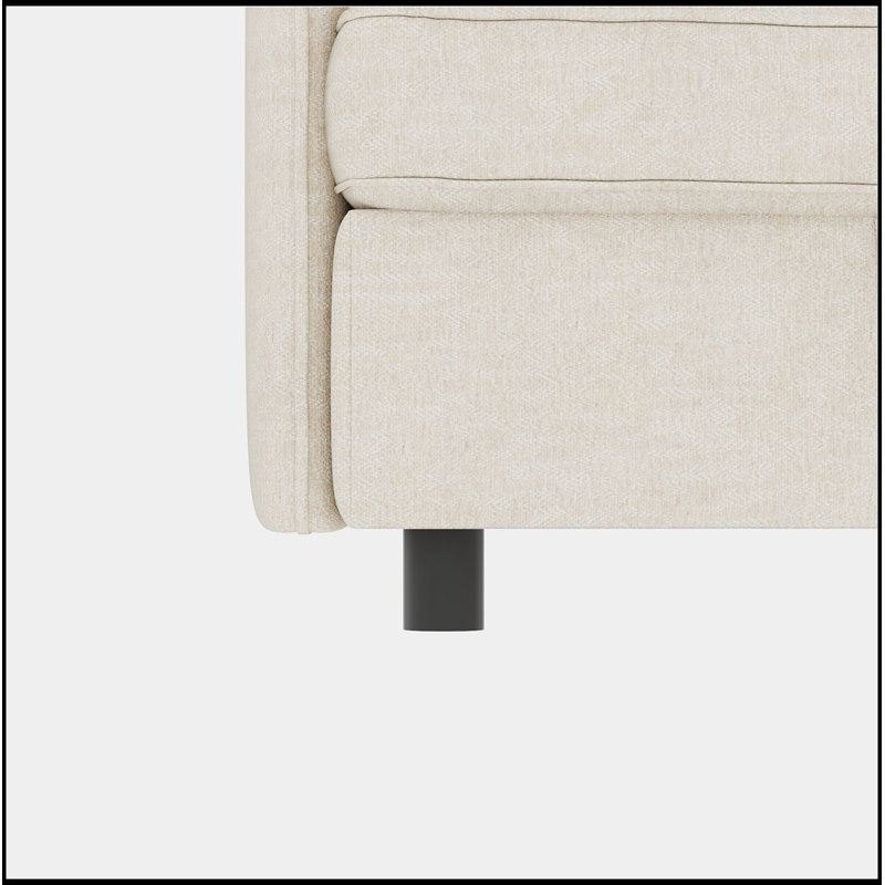 Canapé modulaire modulaire avec rangement pour le salon, Beige