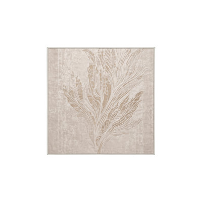 Machine Washable Beige Area Rug