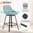 Absalom Modern 25.6" Swivel Upholstered Counter Stools with Back and Metal Frame-474628404-505018660