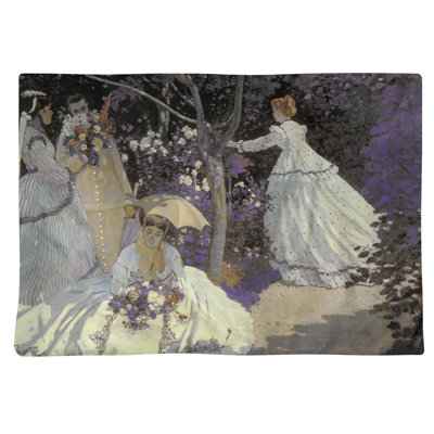 Claude Monet Abstract Rectangle Placemat
