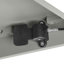 Table de bout roulante à hauteur ajustable laquée ultrabrillante avec station de charge et roues universelles avec freins, table à plateau relevable multifonctionnelle avec tiroirs de rangement pour la chambre à coucher du salon-133087295