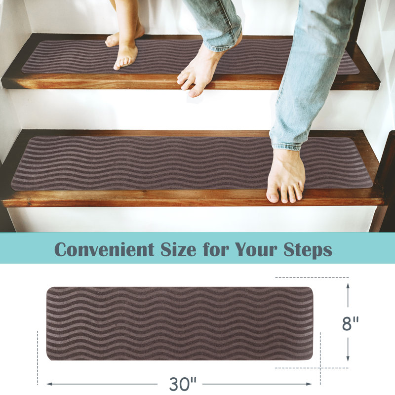 Tapis d'escalier, Brun