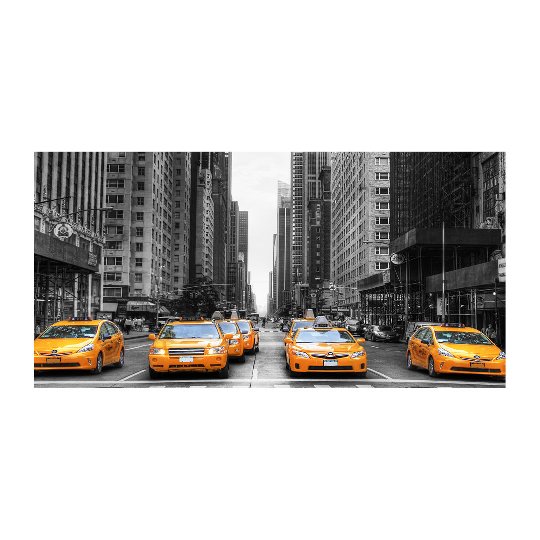 Taxis New York - Kunstdrucke auf Leinwand - Wrapped Canvas