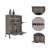 6-Bottle Rectangle Bar Cabinet