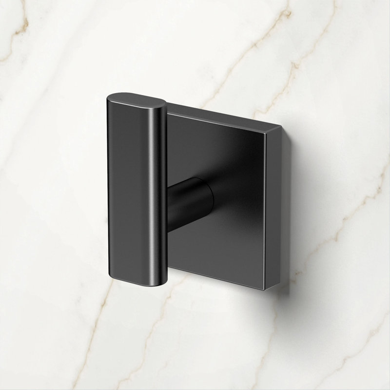 Elevate Wall Mounted Robe Hook, Matte Black
