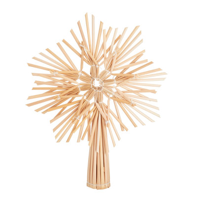 Solid Colour Glass Tree Topper