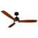Madera Collection Smart 3-Blade 52in Ceiling Fan 2700K-6000K CCT Selectable LED Light Kit with Remote Control and White Hardware with White Wood Blades Works With iOS or Android App