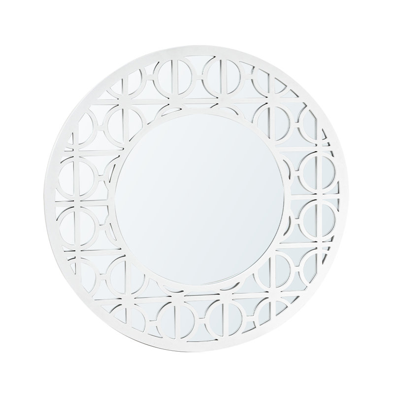 Guven Wood Flat Wall Mirror
