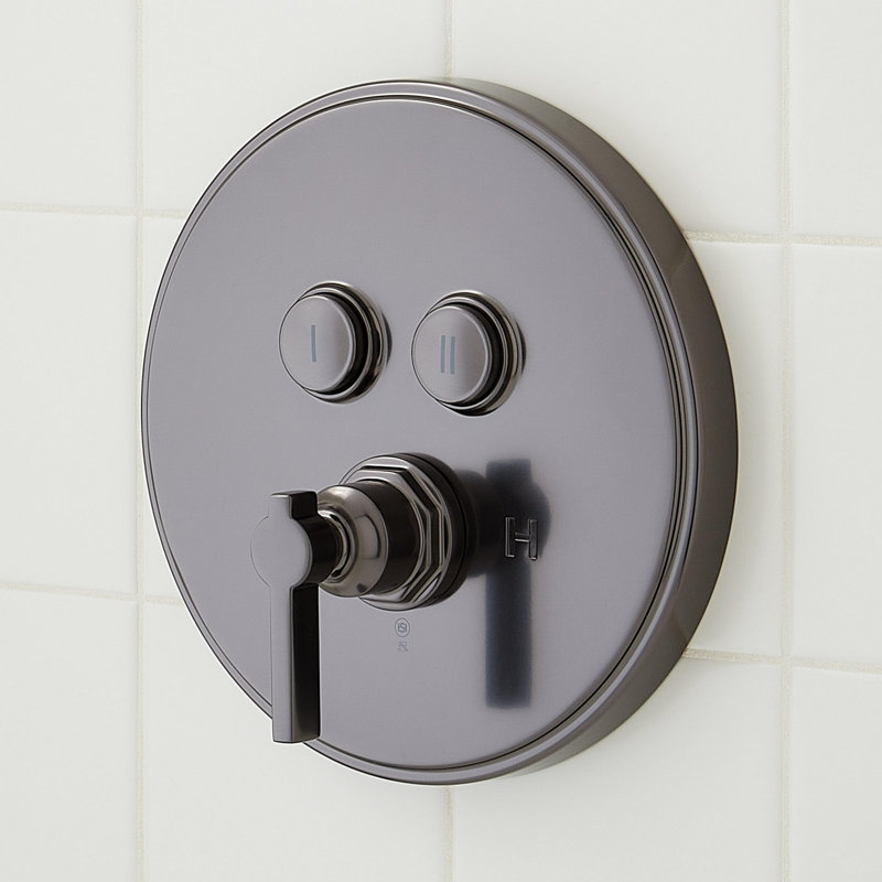 Greyfield Simple Select Shower System with Hand Shower, Gunmetal