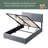 Upholstered Platform Bed With A Hydraulic Storage System-572496863