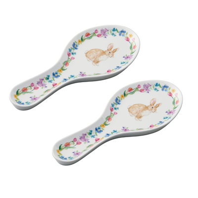 2-Piece Hello Easter Spoon Rest