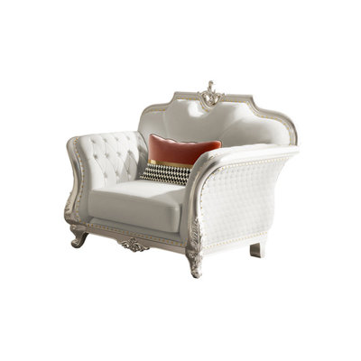 Fauteuil de salon en bois massif de luxe European Light