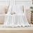 Flannel throw blanket with fringes-114622954-114622956