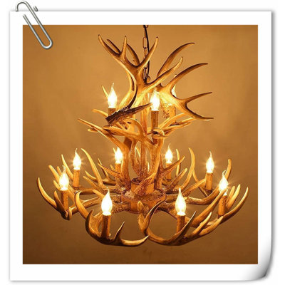Luminaire suspendu en laiton antique DEL Javid
