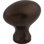 Egg 1 1/4" Length Oval Knob
