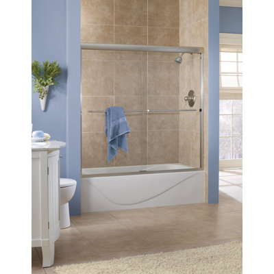 Porte de baignoire semi-sans cadre H 60 "Cove