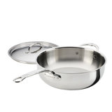 Probond Luxe 5-Quart Professional Clad Stainless Steel Essential Pan With Lid