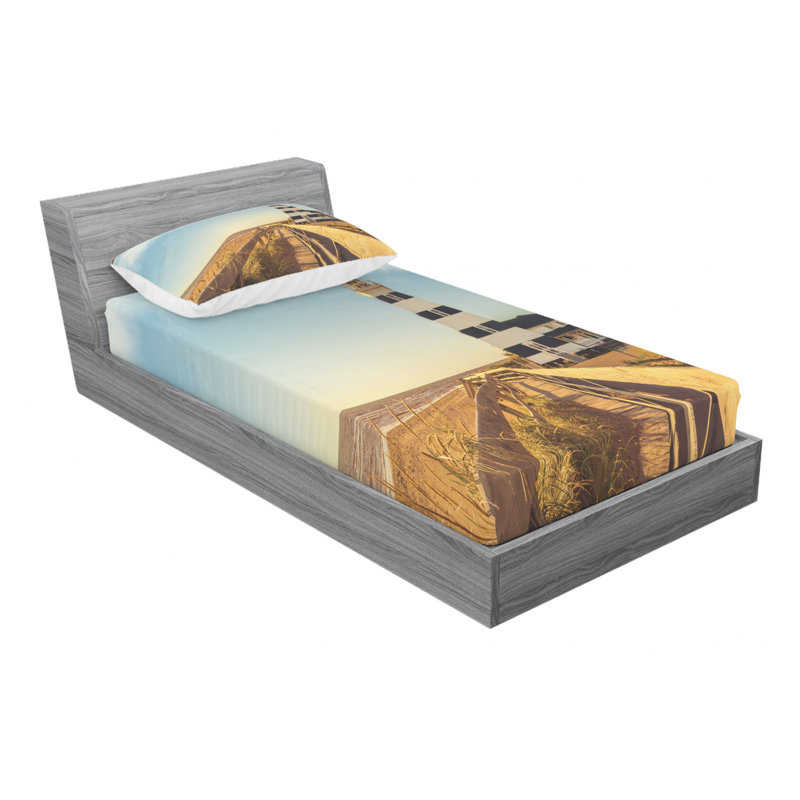 Microfiber Sheet Set, Twin XL Sheet Set with Fitted Sheet