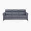 Canapé Olegas en microfibre texturée moderne et contemporaine de 79 po avec pieds en métal noir et structure en contreplaqué durable-1505117089