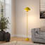 Lampe sur pied industrielle avec abat-jour industriel en métal pastel-238783770