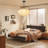 1-Light Pendant Lights Kitchen Island Nordic Cream Fabric-1188828566
