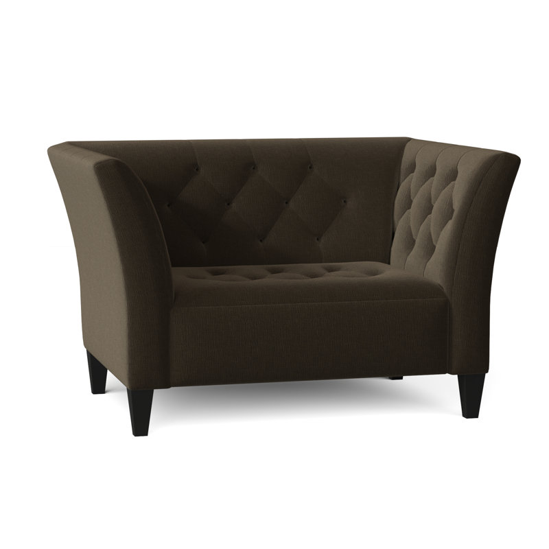 Carruth Upholstered Armchair, Heavenly Olive Chenille