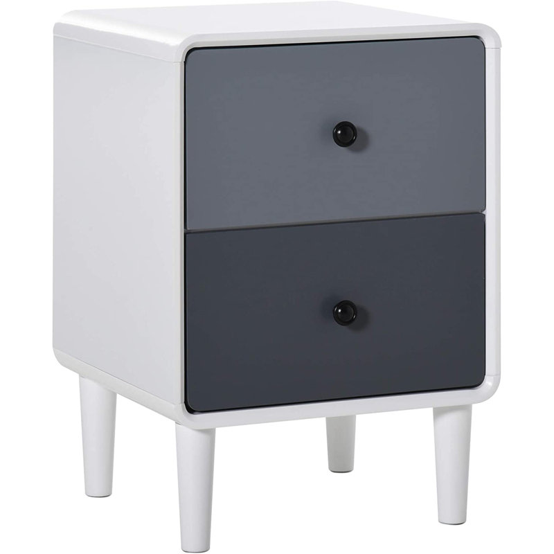 Abdul-Qaadir 39.8cm W Manufactured Wood Bedside Table
