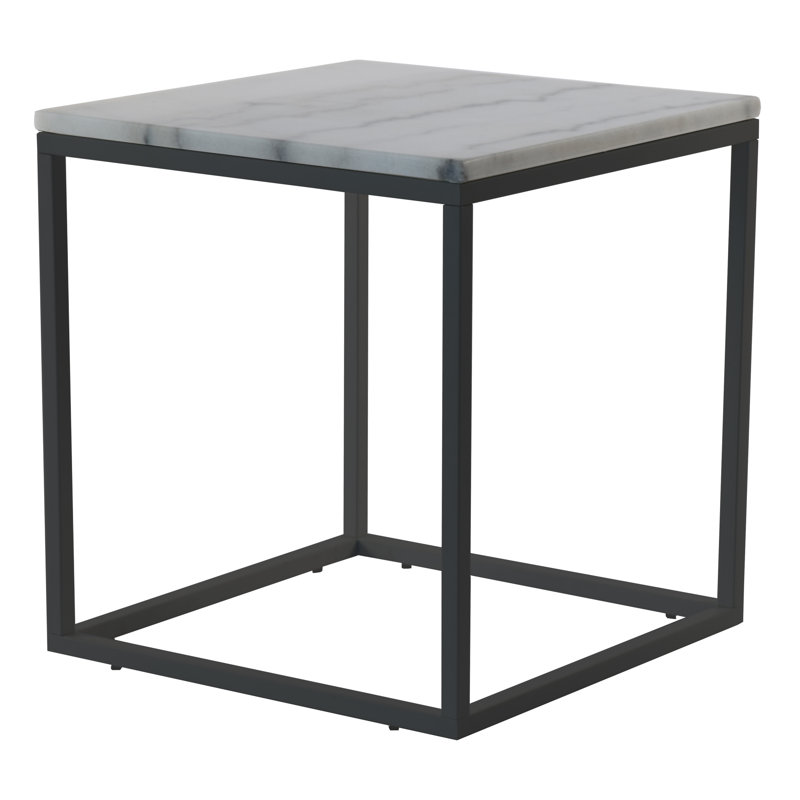 Sled Coffee Table, White/Black