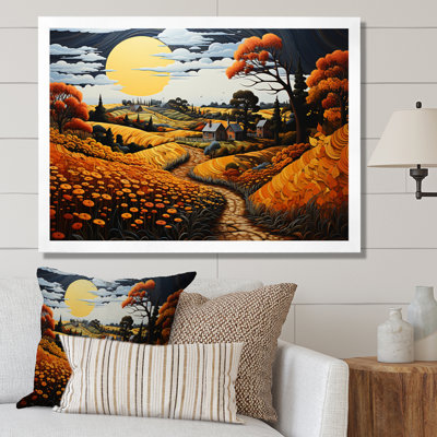 «Farm Golden Harvest Pastoral I», reproduction
