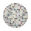 Sous-verres ronds en cuir Mod Confetti Sophisticate-119015267