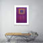 Figures in a Souk Purple Framed Print-48617706-48617709
