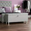 Amrin Upholstered Storage Ottoman, Toy Storage, Stool, Seat, UKFR Certified-735299896