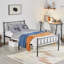 Delaenie Metal Platform Bed-534920299-534920298