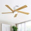 Ventilateur de plafond à 5 pales en bois massif avec ensemble d'éclairage et moteur à courant continu à distance-1275035816-1252599372