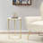Beacon Marble Top End Table