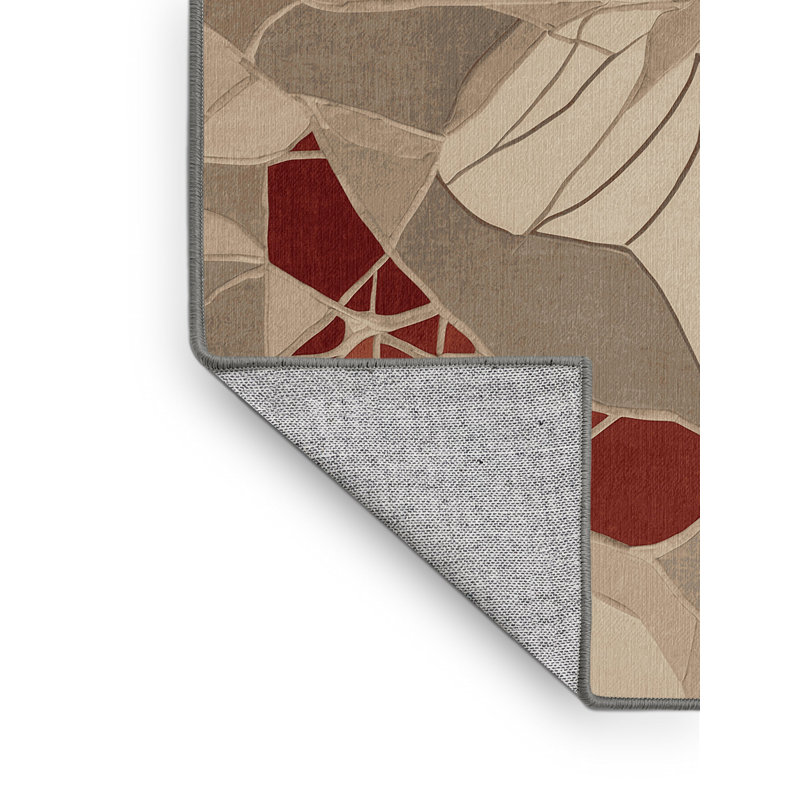 Perspective Frame Rug, Round 6'
