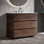 Meuble-lavabo simple avec plateau en céramique Derrance