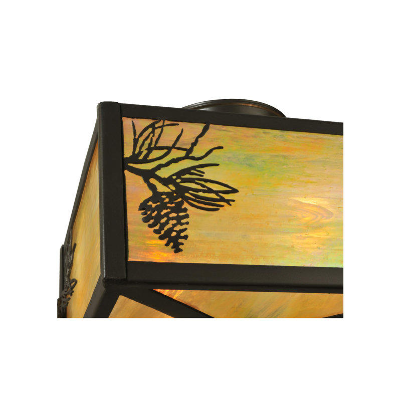 Rustic Lodge 2 - Light Flush Mount