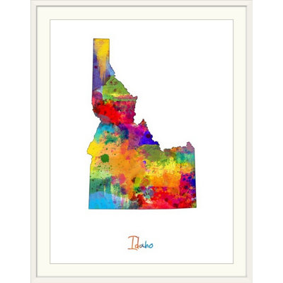 " Idaho Map " by Michael Tompsett
