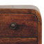 Gelsomina 20cm W Solid Wood Bedside Table-2057575137