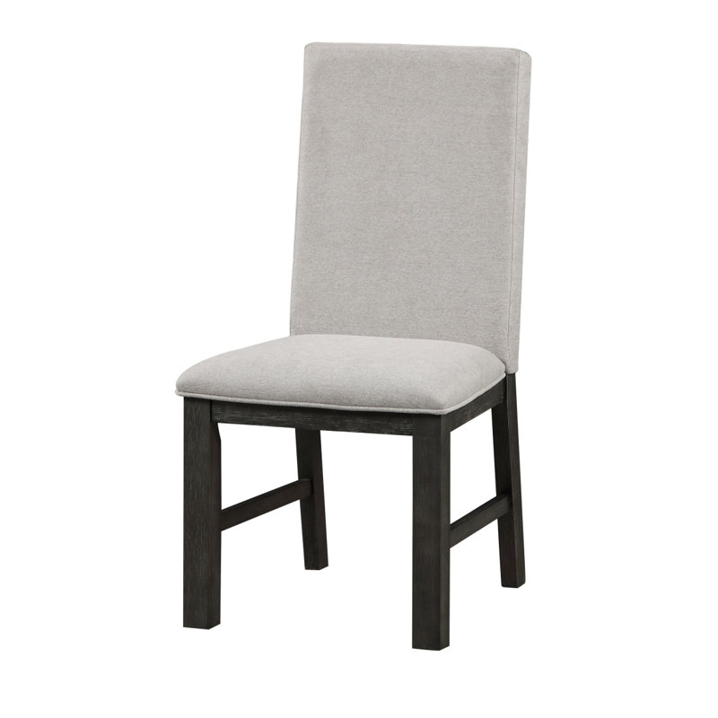 Ensemble de 2 chaises de salle à manger rembourrées à dossier élégant