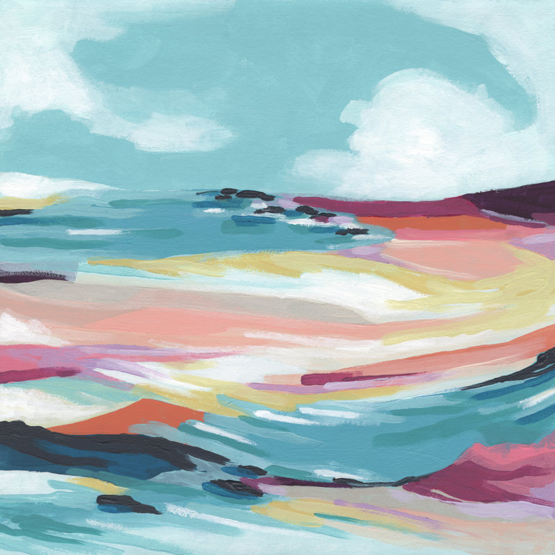 Chromatic Coast II, 30cm H x 30cm W